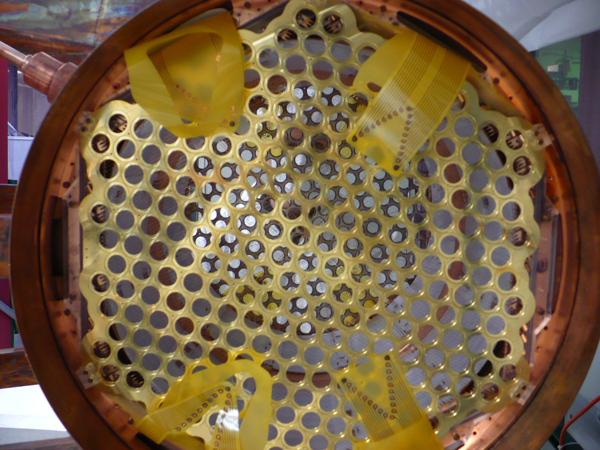 The time projection chamber (TPC) of the EXO-200 detector. Photo courtesy of EXO-200.