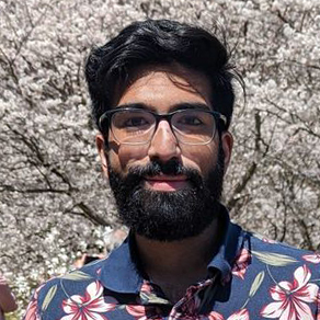 Headshot of Sahaj Patel.